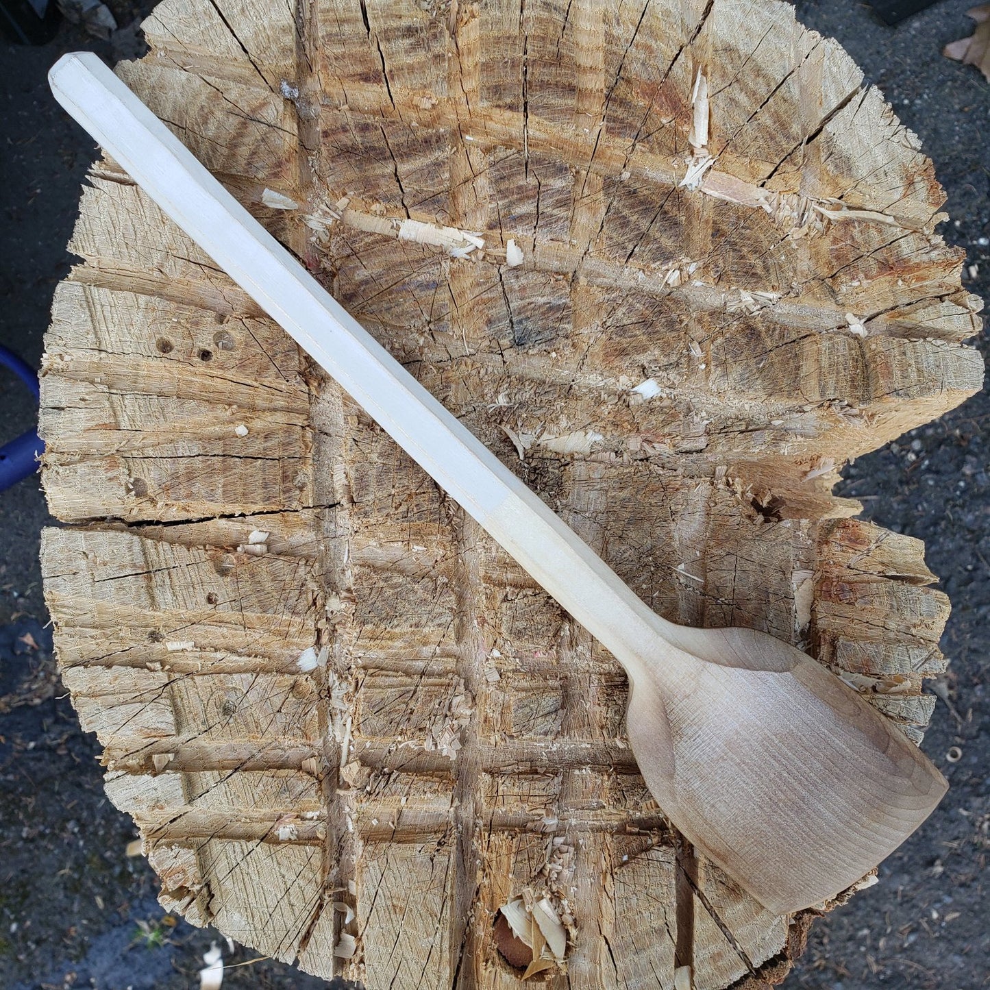 12.5" Baked Birch Cooking Spoon