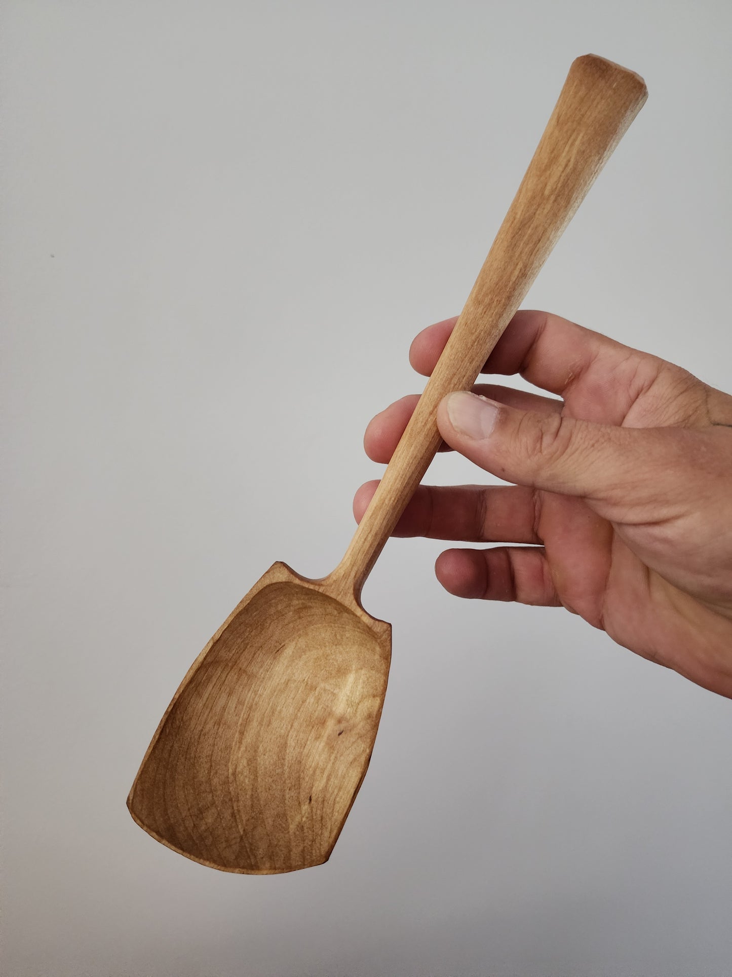 12" Birch cooking spoon