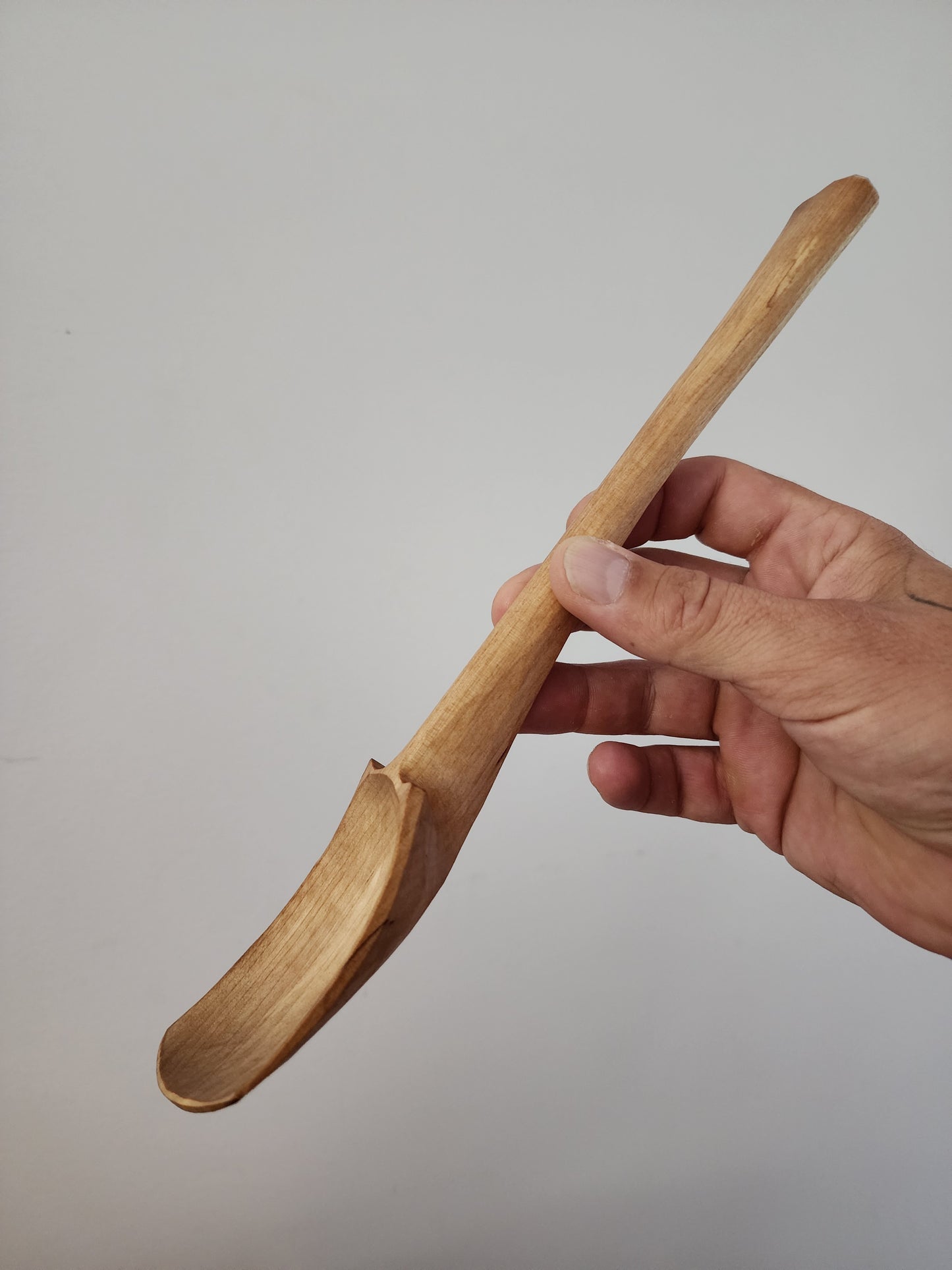 12" Birch cooking spoon