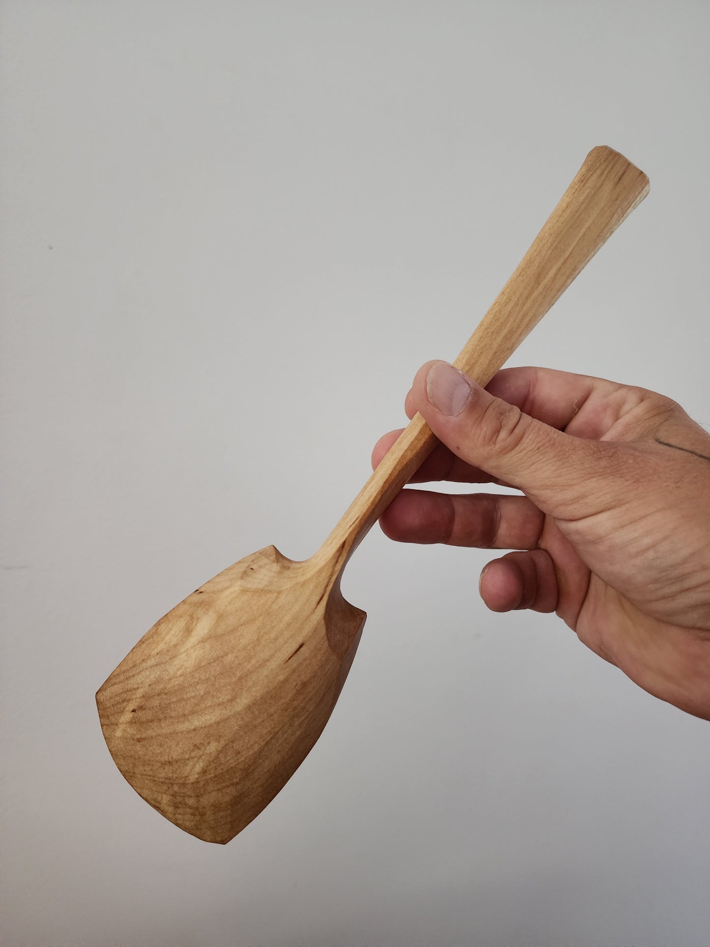 12" Birch cooking spoon