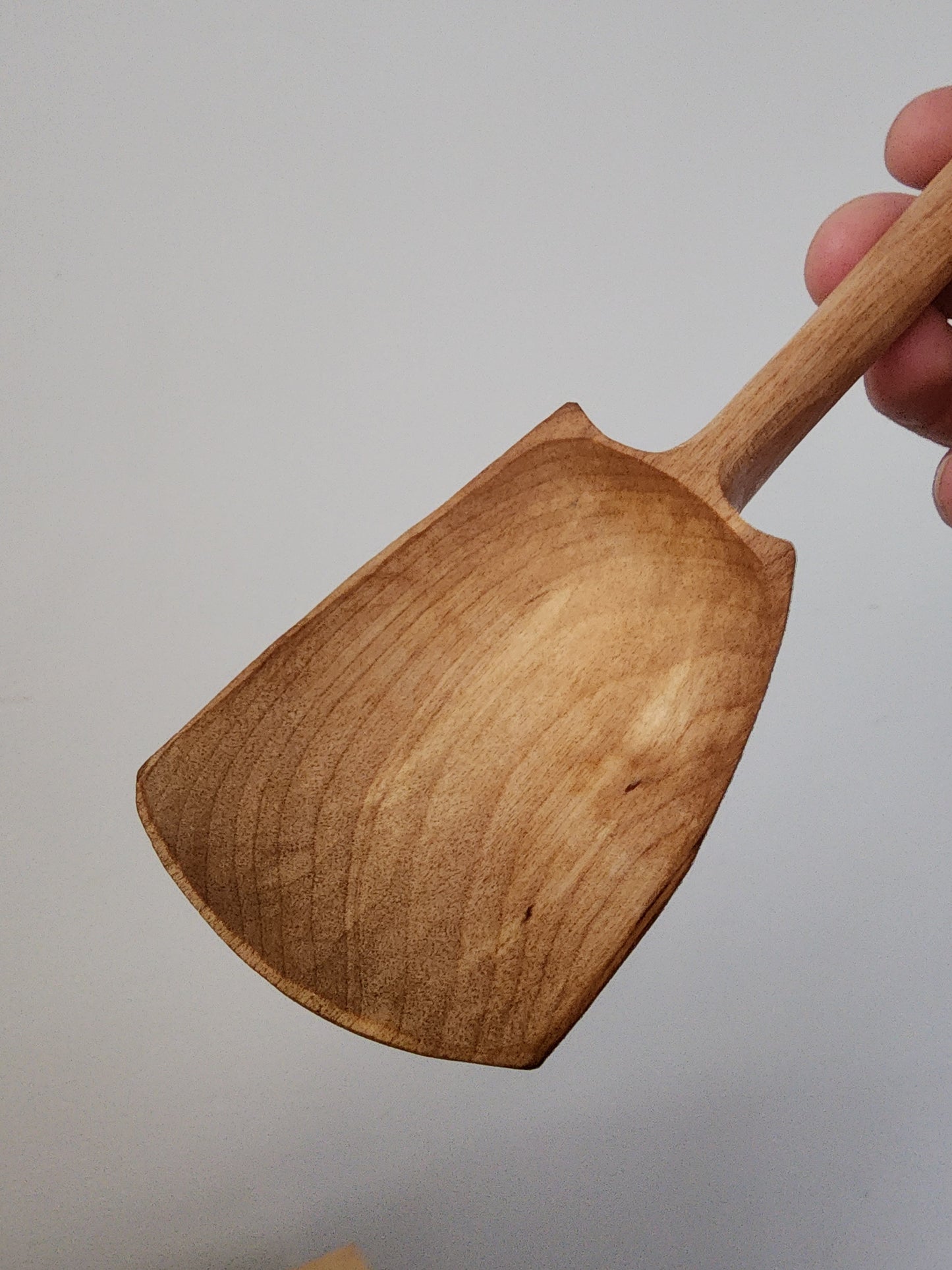 12" Birch cooking spoon