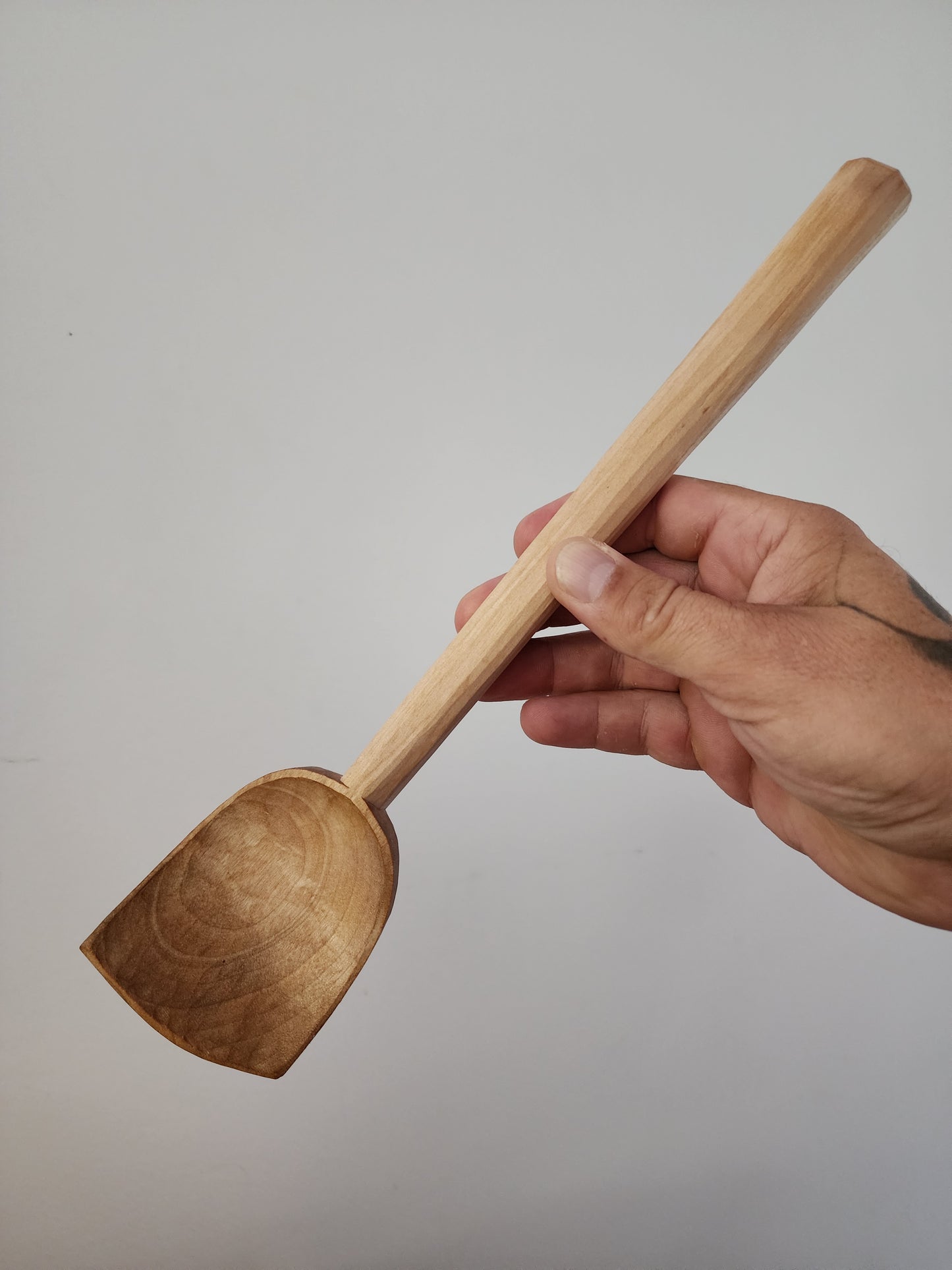 12" Birch cooking spoon