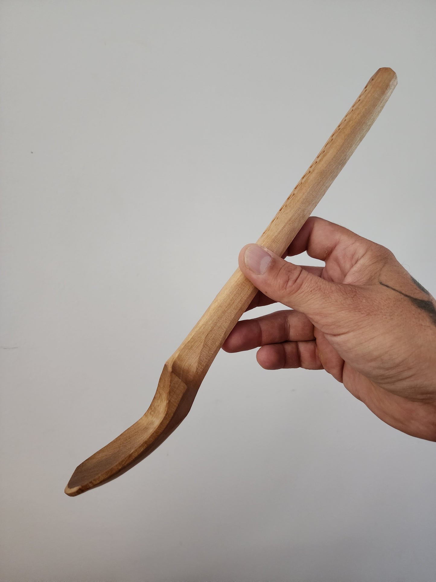 13.5" Birch cooking spoon