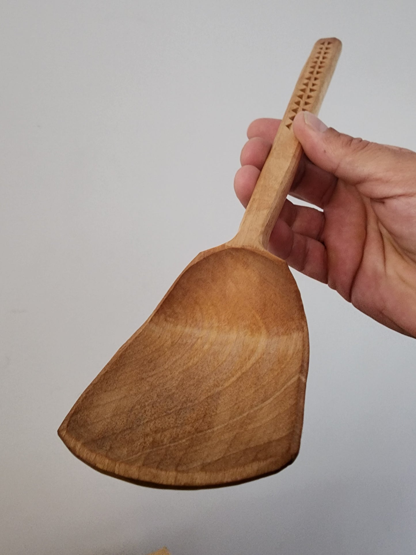 13.5" Birch cooking spoon