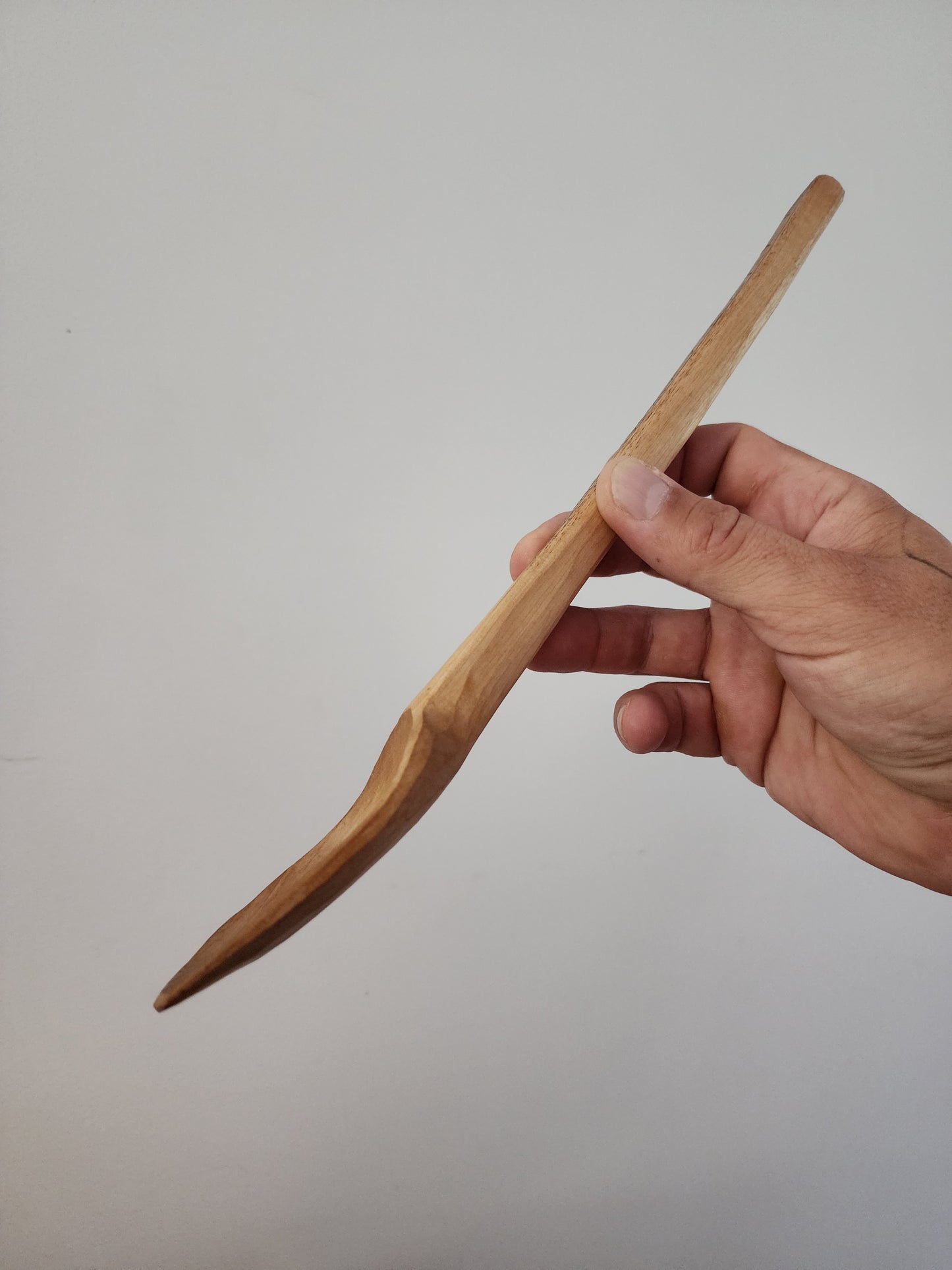 13" Birch cooking spoon