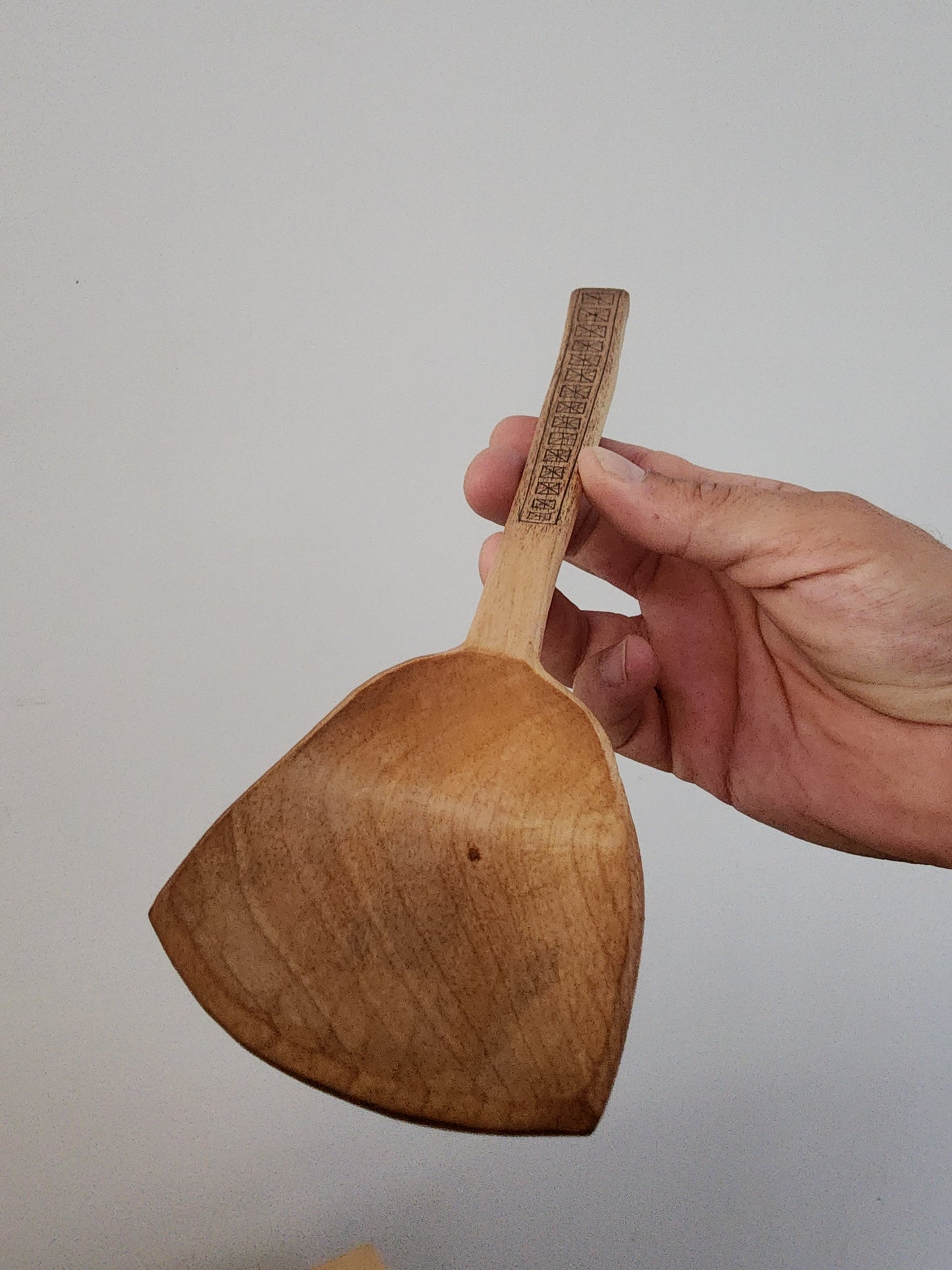 13" Birch cooking spoon