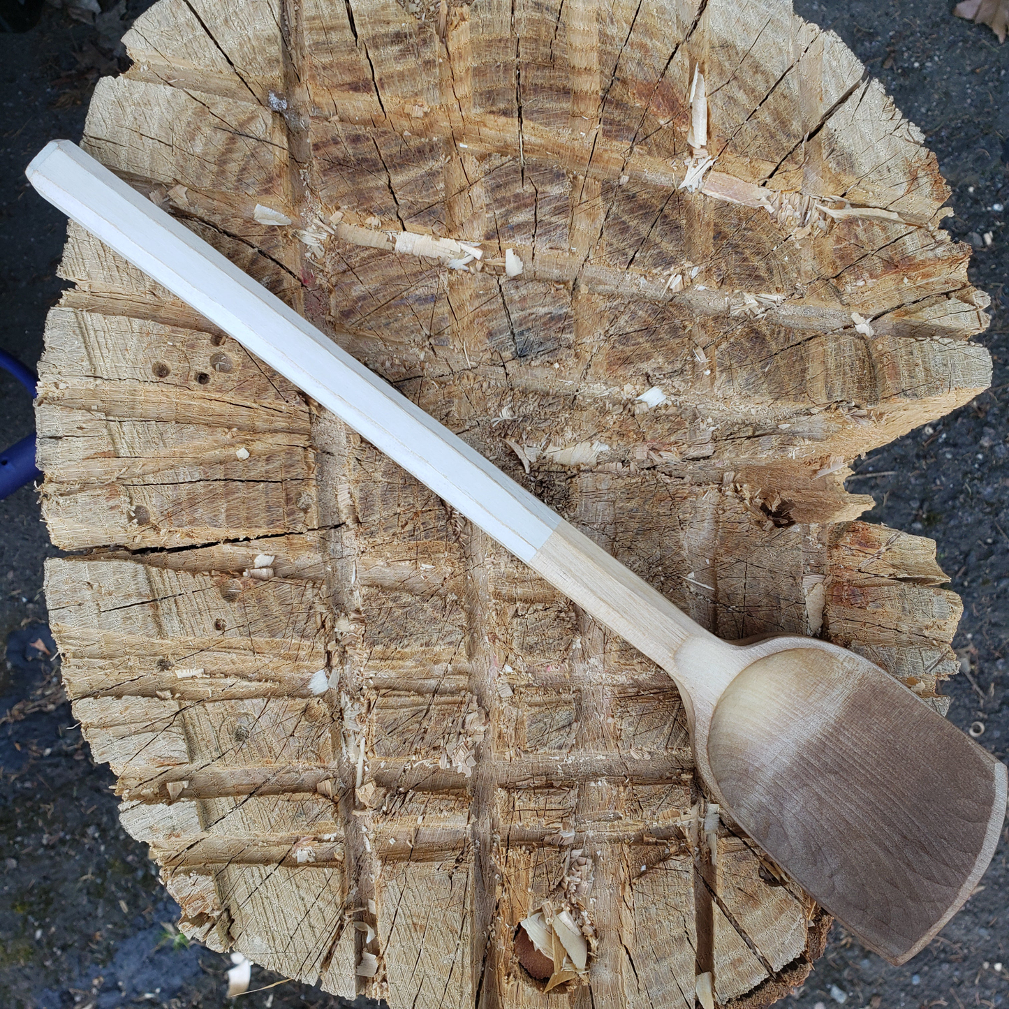 12.5" Baked Birch Cooking Spoon